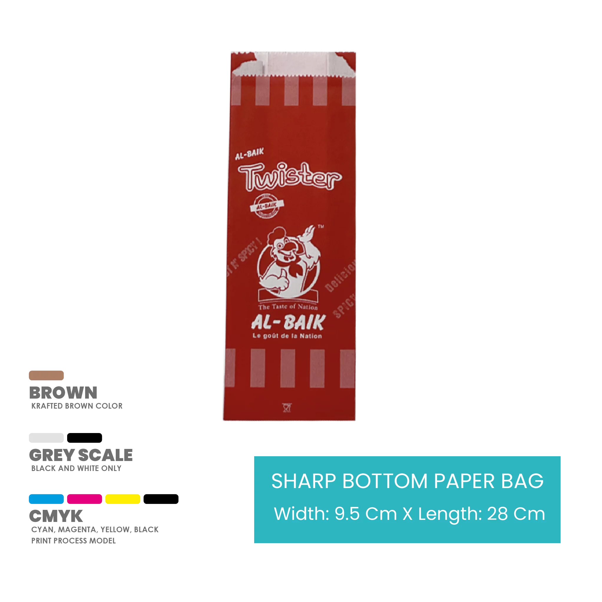 Sharp Bottom Paper Bags Disposable