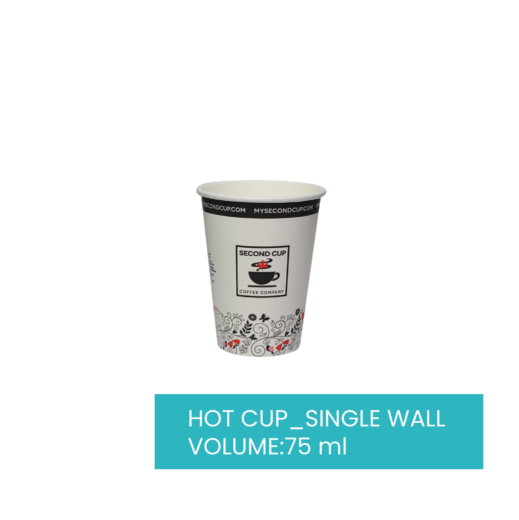 Hot Cups, Paper, 200ml, Customize Branding Design, 50 Sets Pack - Superior Pack UAE