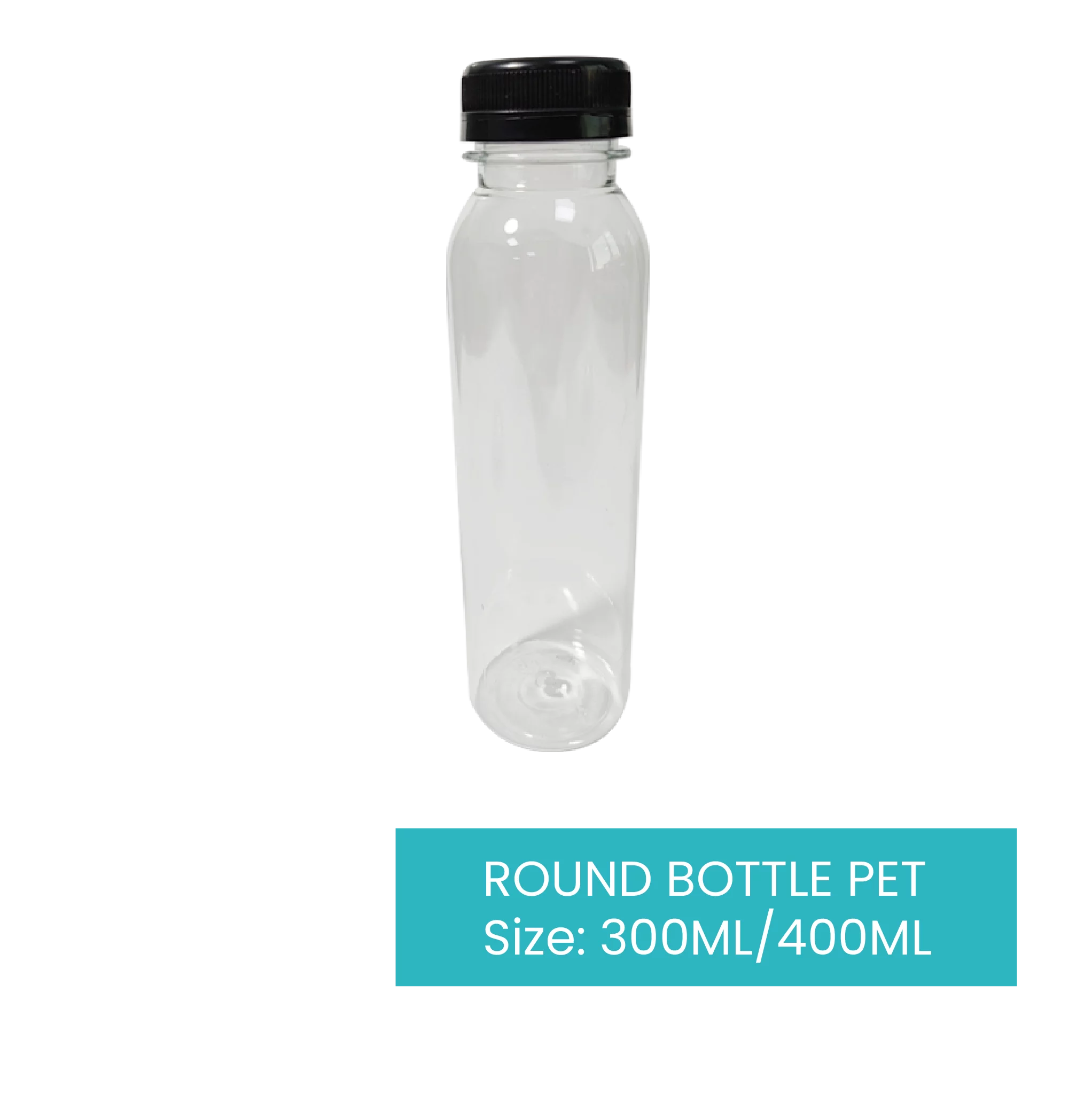 120ml 250ml 330ml Transparent Juice Round Bottle 100% recycled material - Superior Pack UAE